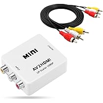 Conversor HDMI para RCA, HDMI para AV com PAL/NTSC para Amazon